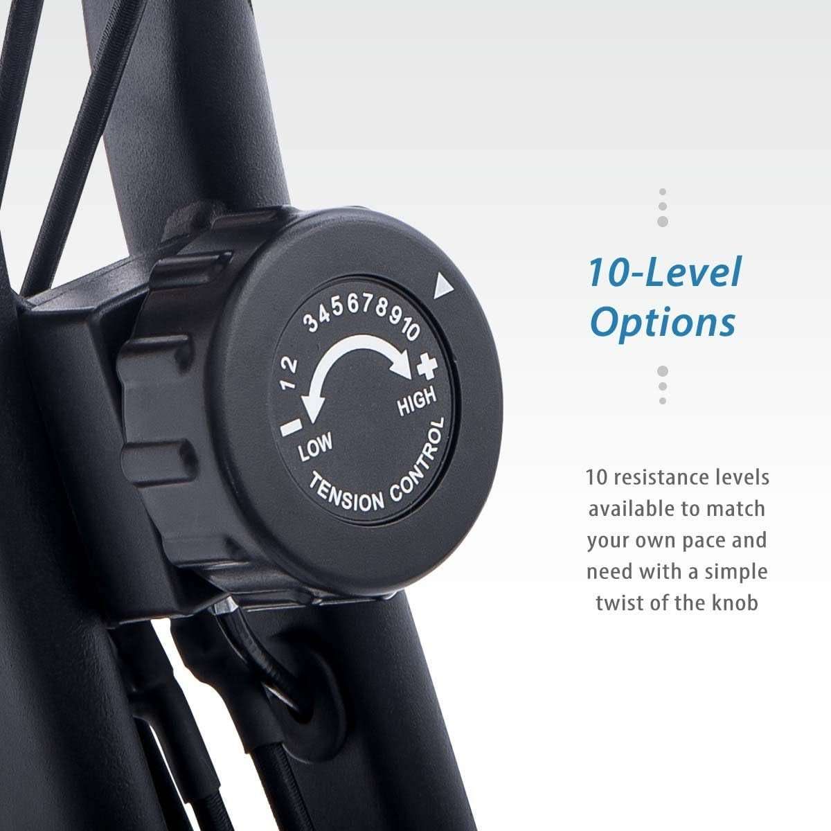 3 - in - 1 Adjustable Folding Exercise Bike with Magnetic Resistance and Arm Bands - Alteris