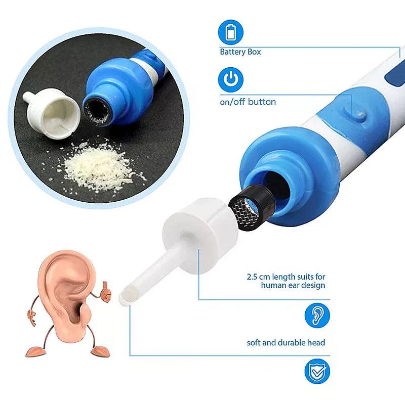 Electric Cordless Ear Cleaner with Painless Wax Removal Function Alteris