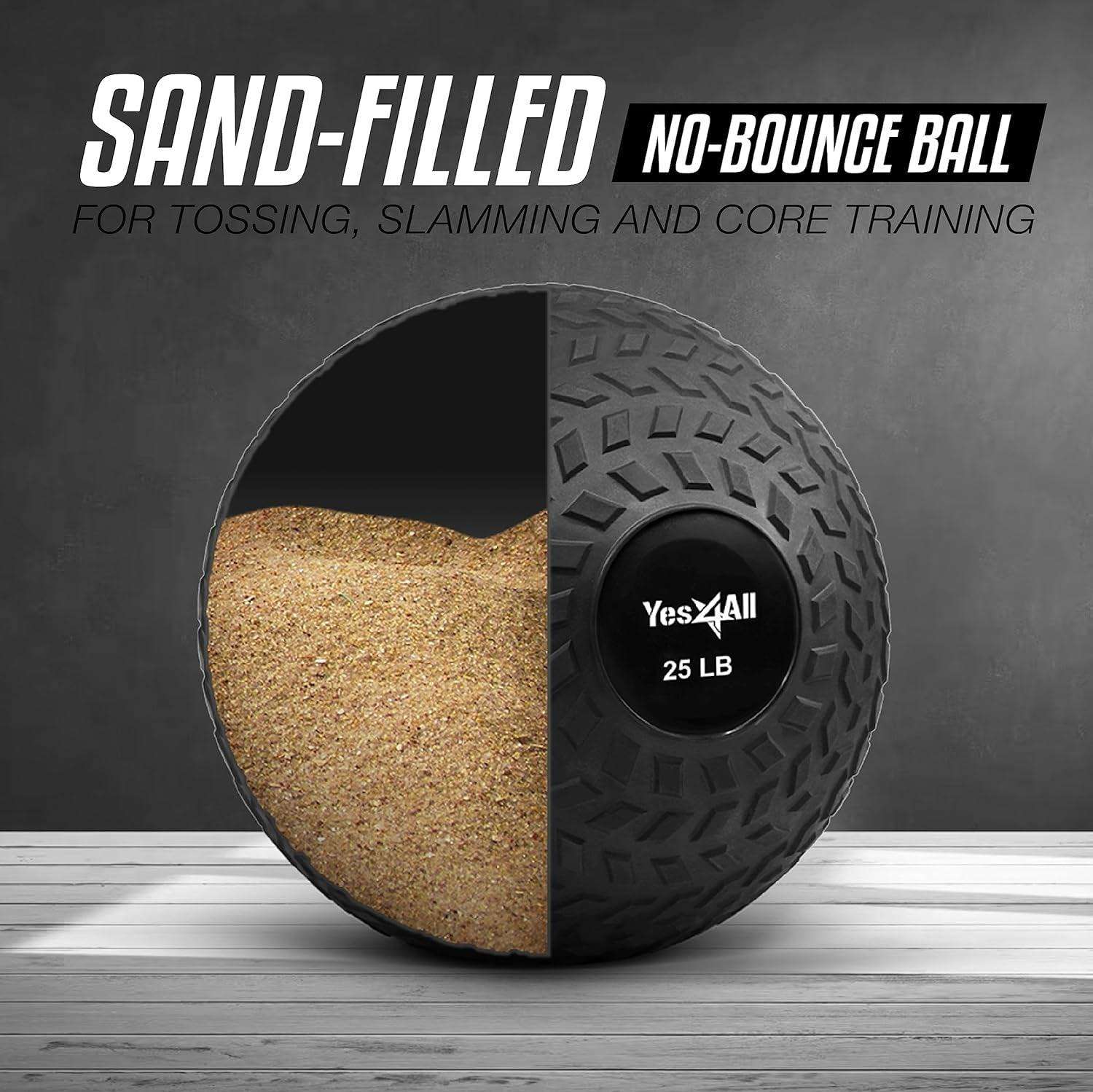 Durable PVC Slam Ball for Strength Training and Core Workouts Alteris