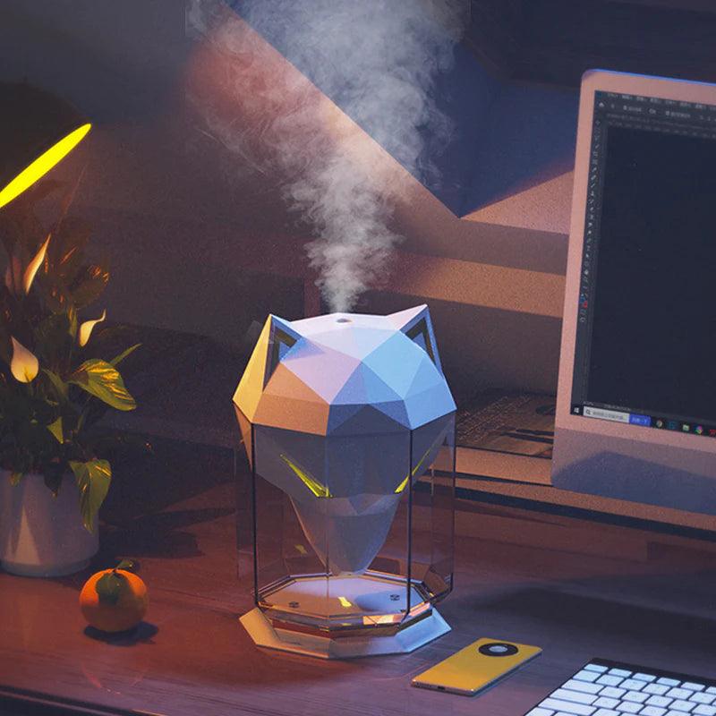 War Wolf Ultrasonic Air Humidifier and Diffuser with Colorful Lights Alteris