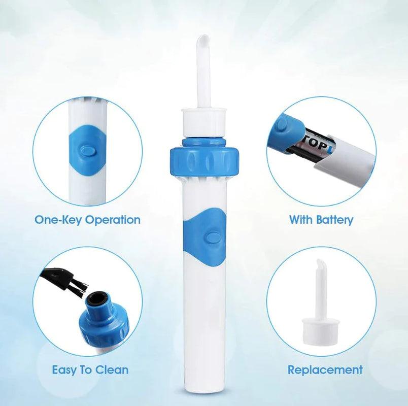 Electric Cordless Ear Cleaner with Painless Wax Removal Function Alteris