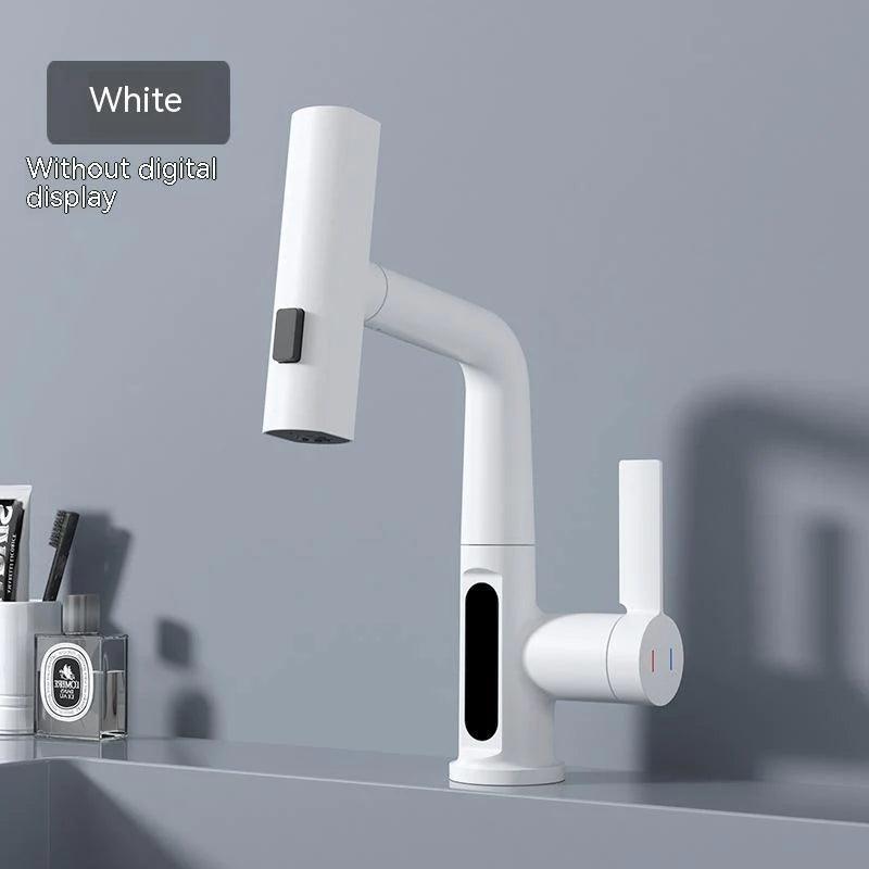 Intelligent Digital Display Pull-Out Basin Faucet with Temperature Control Alteris