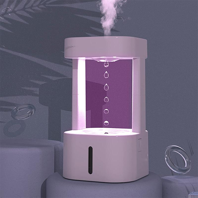 Creative Anti-Gravity Water Drop Humidifier with 580ML Tank for Quiet Use Alteris
