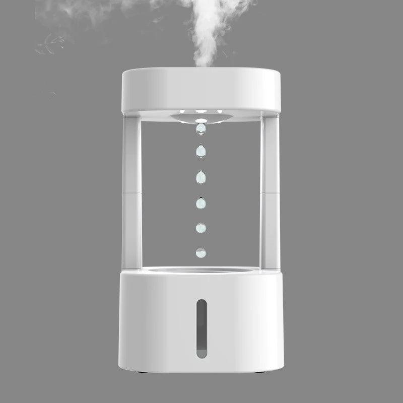 Creative Anti-Gravity Water Drop Humidifier with 580ML Tank for Quiet Use Alteris