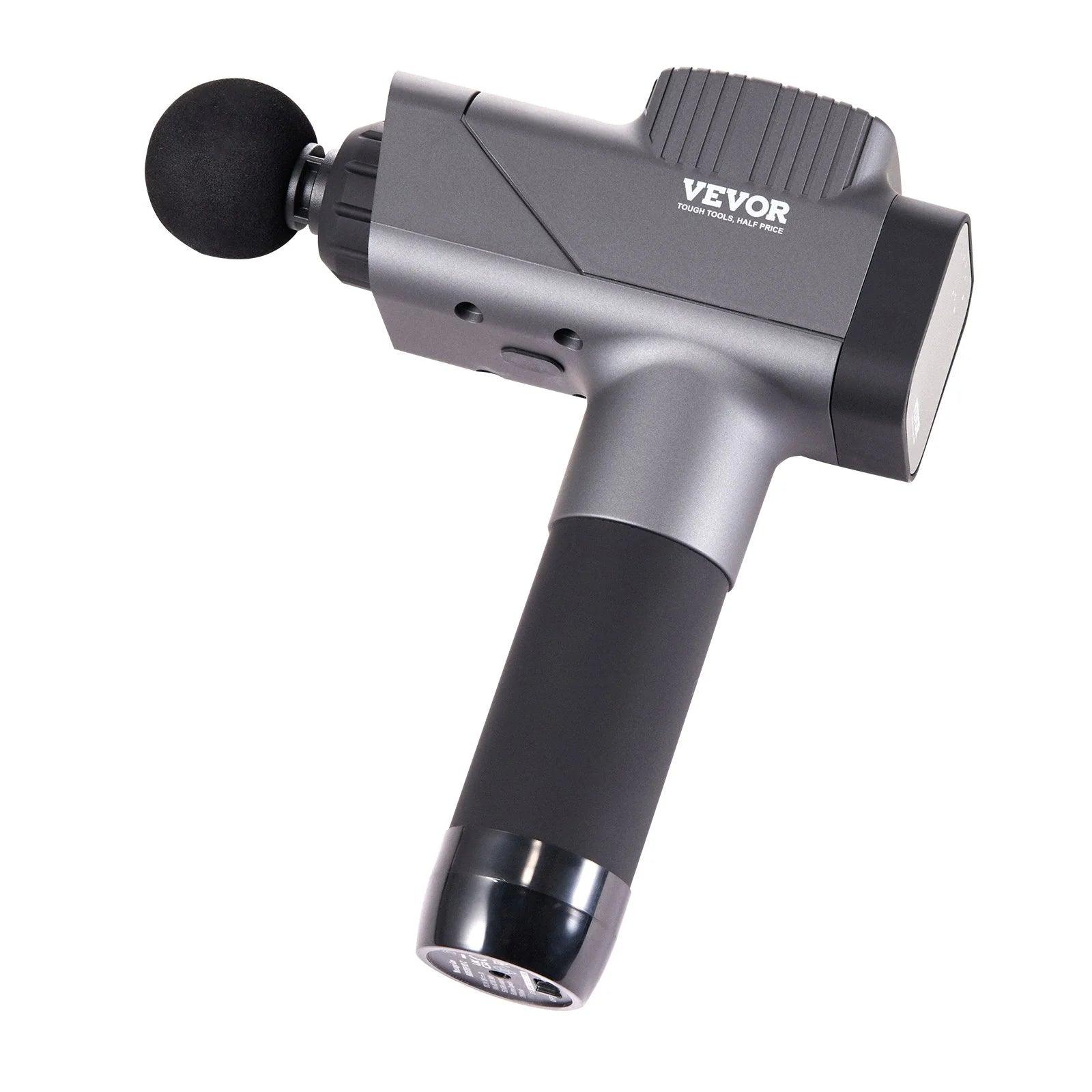 Deep Tissue Massage Gun with 8 Speed Levels and 6 Massage Heads for Pain Relief and Muscle Relaxation Alteris