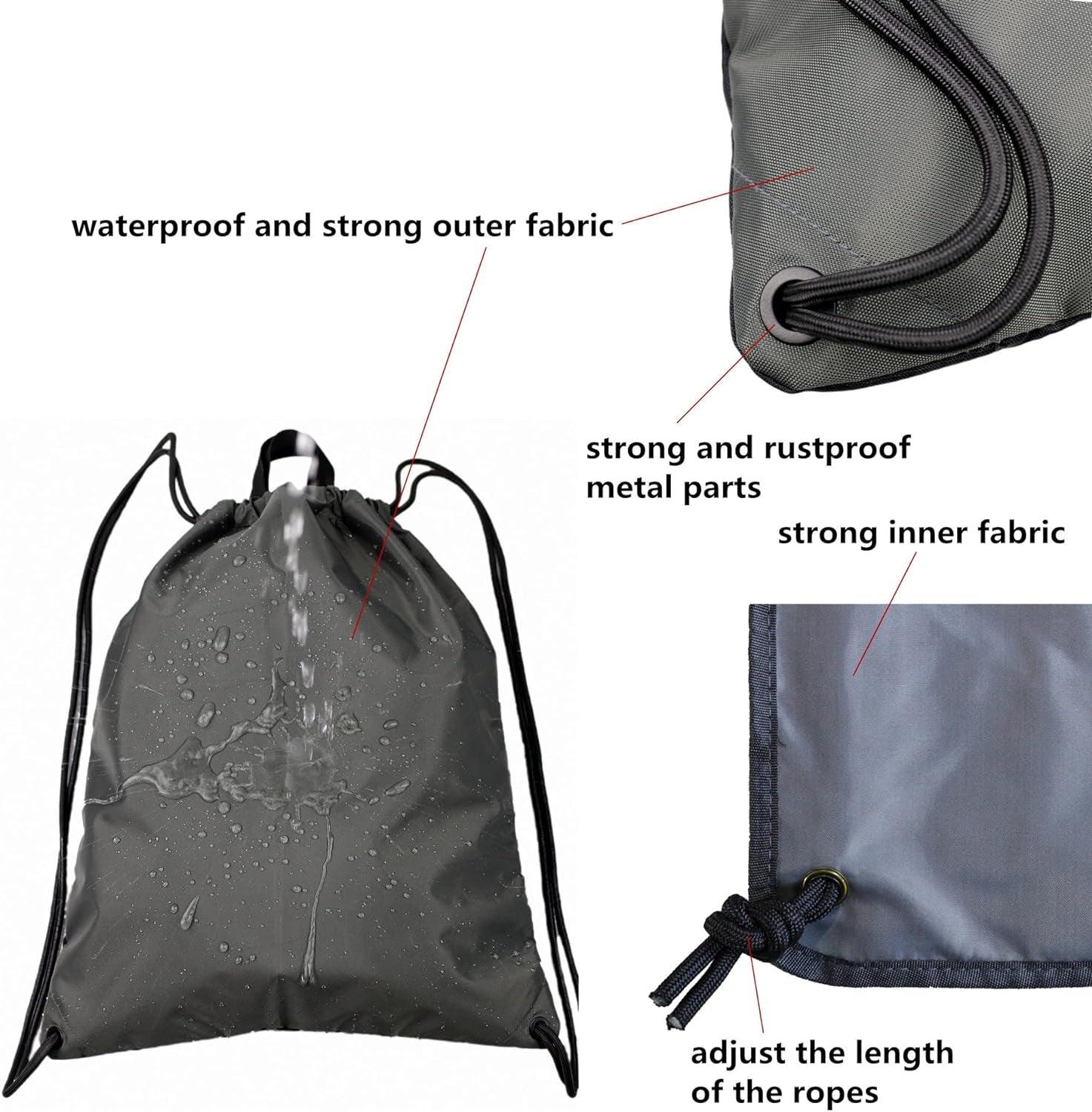 Drawstring Backpack Gym Bag for Sports, Travel, and Beach Alteris