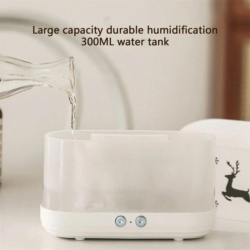 Elk Flame Humidifier Diffuser and Atmosphere Lamp for Christmas Decorations Alteris