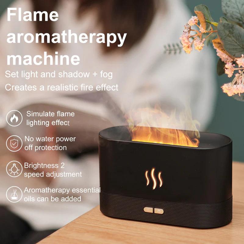 Fire Flame Aroma Diffuser and Ultrasonic Humidifier for Essential Oils Alteris