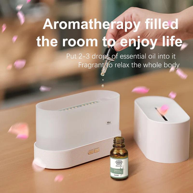 Fire Flame Aroma Diffuser and Ultrasonic Humidifier for Essential Oils Alteris