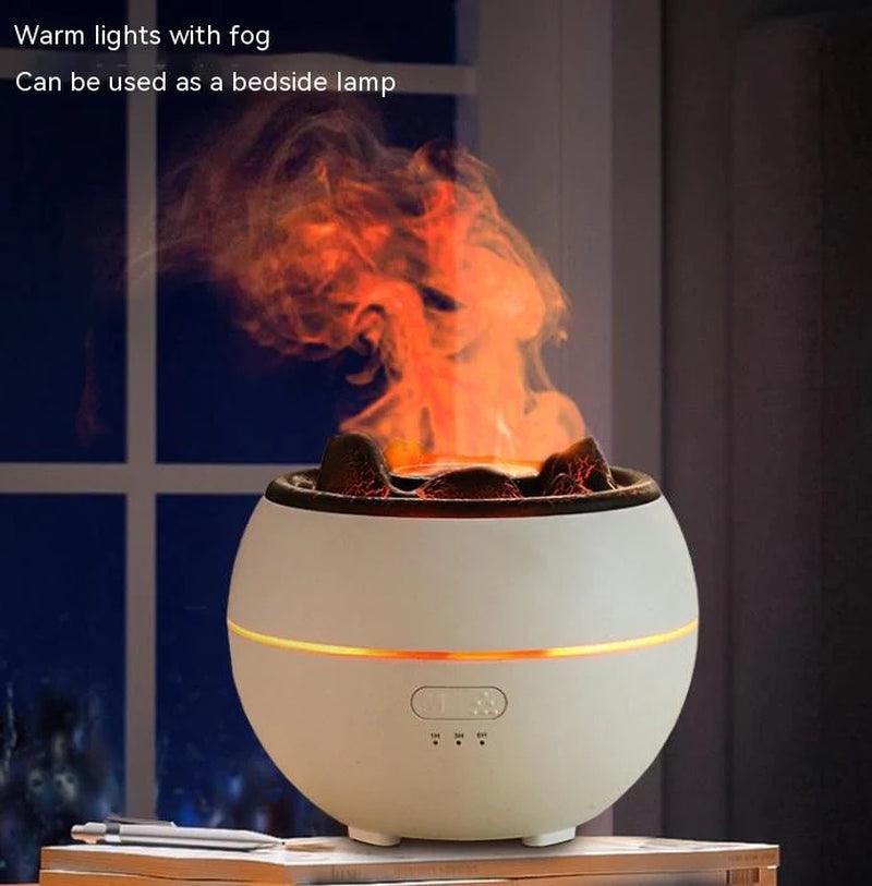 Flame Aroma Diffuser and Aromatherapy Humidifier for Home or Desk Alteris