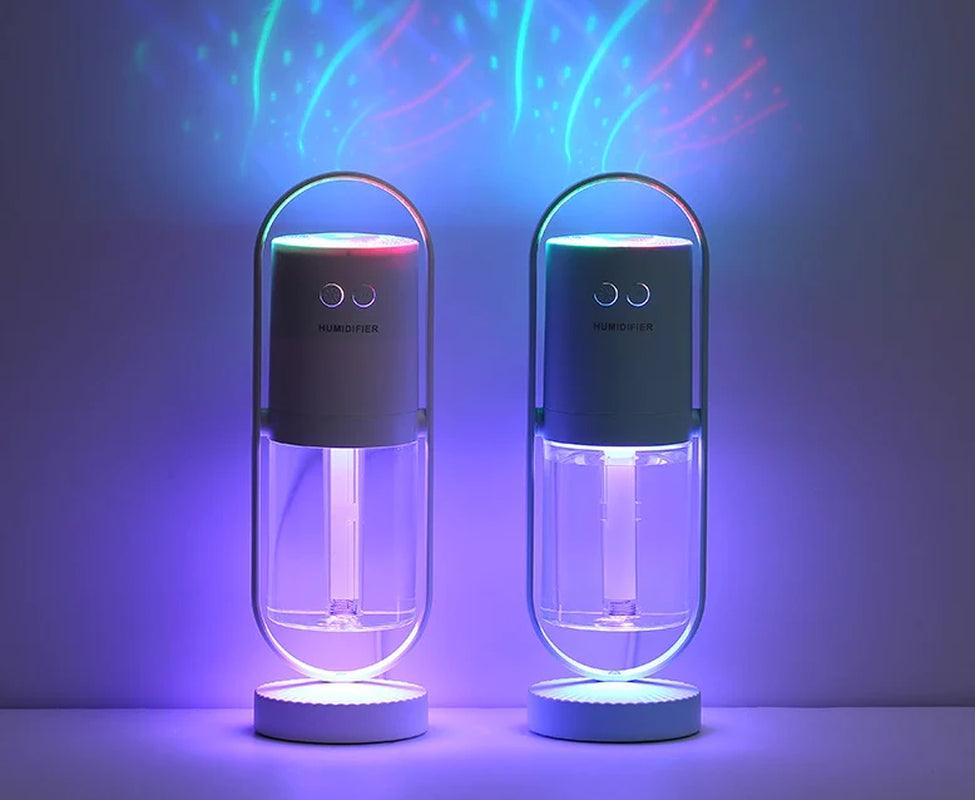 Magic Shadow USB Air Humidifier with Projection Night Lights and Mist Maker Alteris