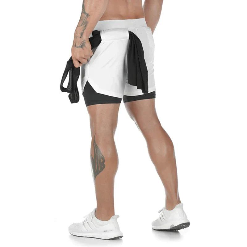 Men's 2-in-1 Running Shorts Quick Dry for Gym and Training Alteris