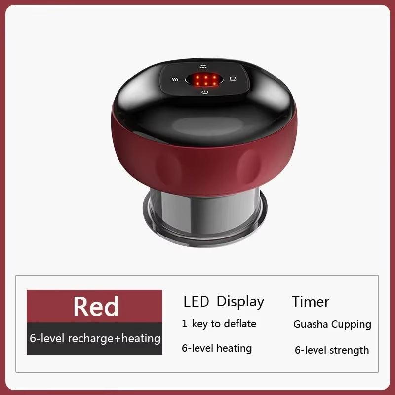 Smart Electric Vacuum Cupping Device with Heating and Suction for Fatigue Relief Alteris