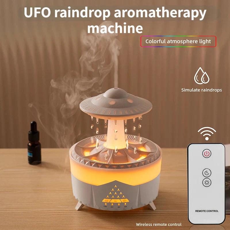 UFO Raindrop USB Humidifier and Aroma Diffuser with Essential Oils Alteris