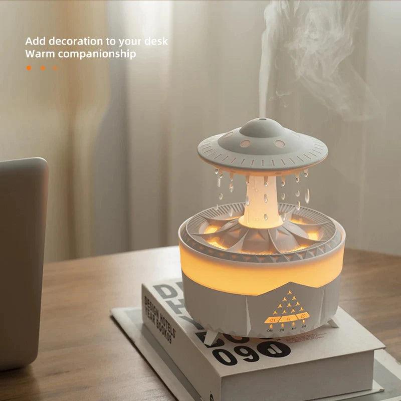 UFO Raindrop USB Humidifier and Aroma Diffuser with Essential Oils Alteris