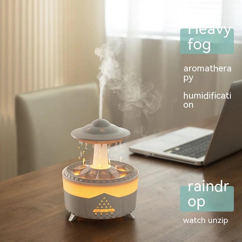 UFO Raindrop USB Humidifier and Aroma Diffuser with Essential Oils Alteris
