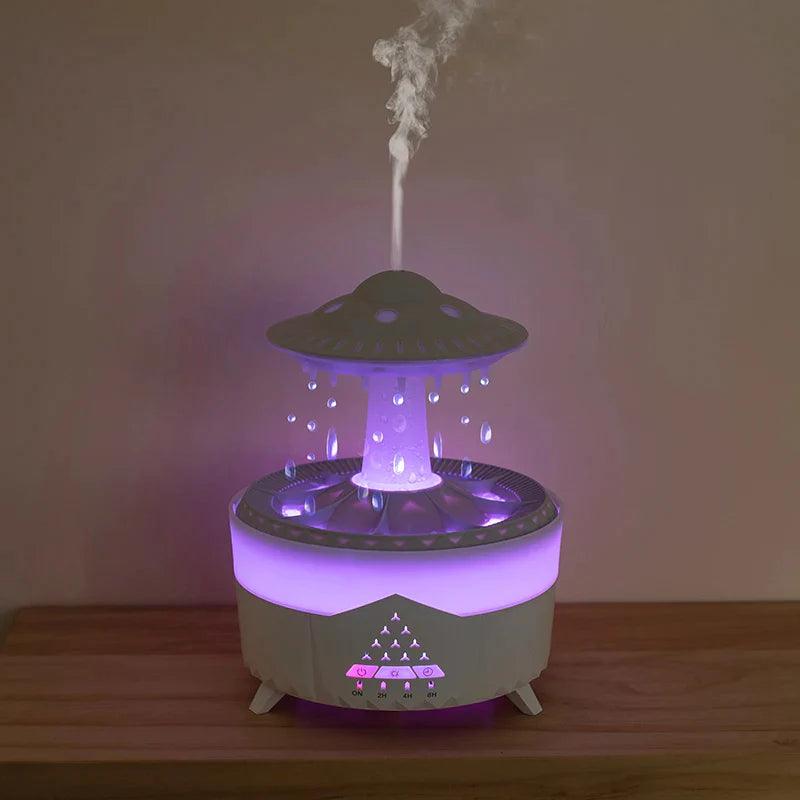 UFO Raindrop USB Humidifier and Aroma Diffuser with Essential Oils Alteris