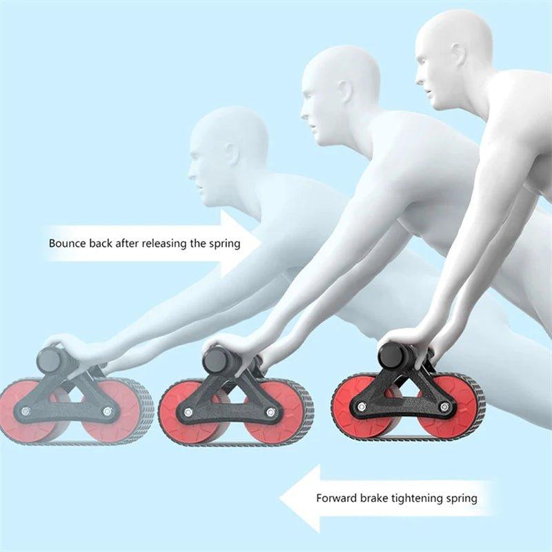 Automatic Rebound Ab Wheel Roller for Core and Waist Training - Alteris