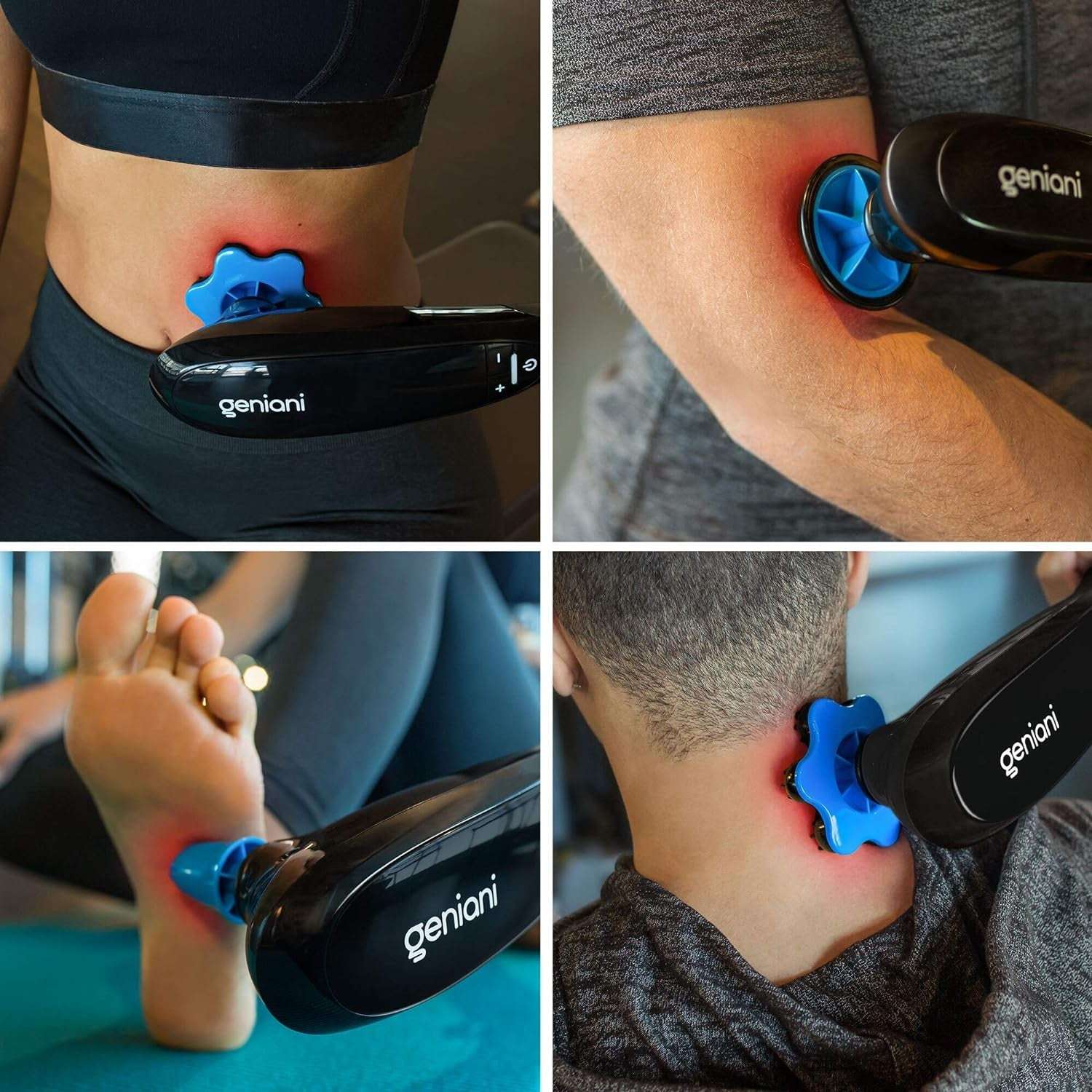 Cordless Deep Tissue Handheld Massager for Full Body Pain Relief - Alteris