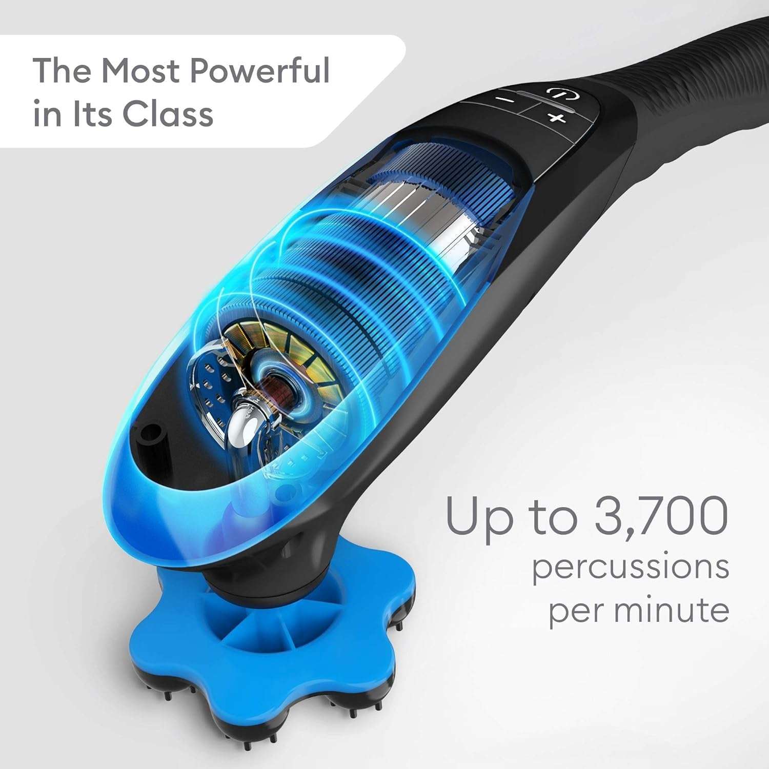 Cordless Deep Tissue Handheld Massager for Full Body Pain Relief - Alteris