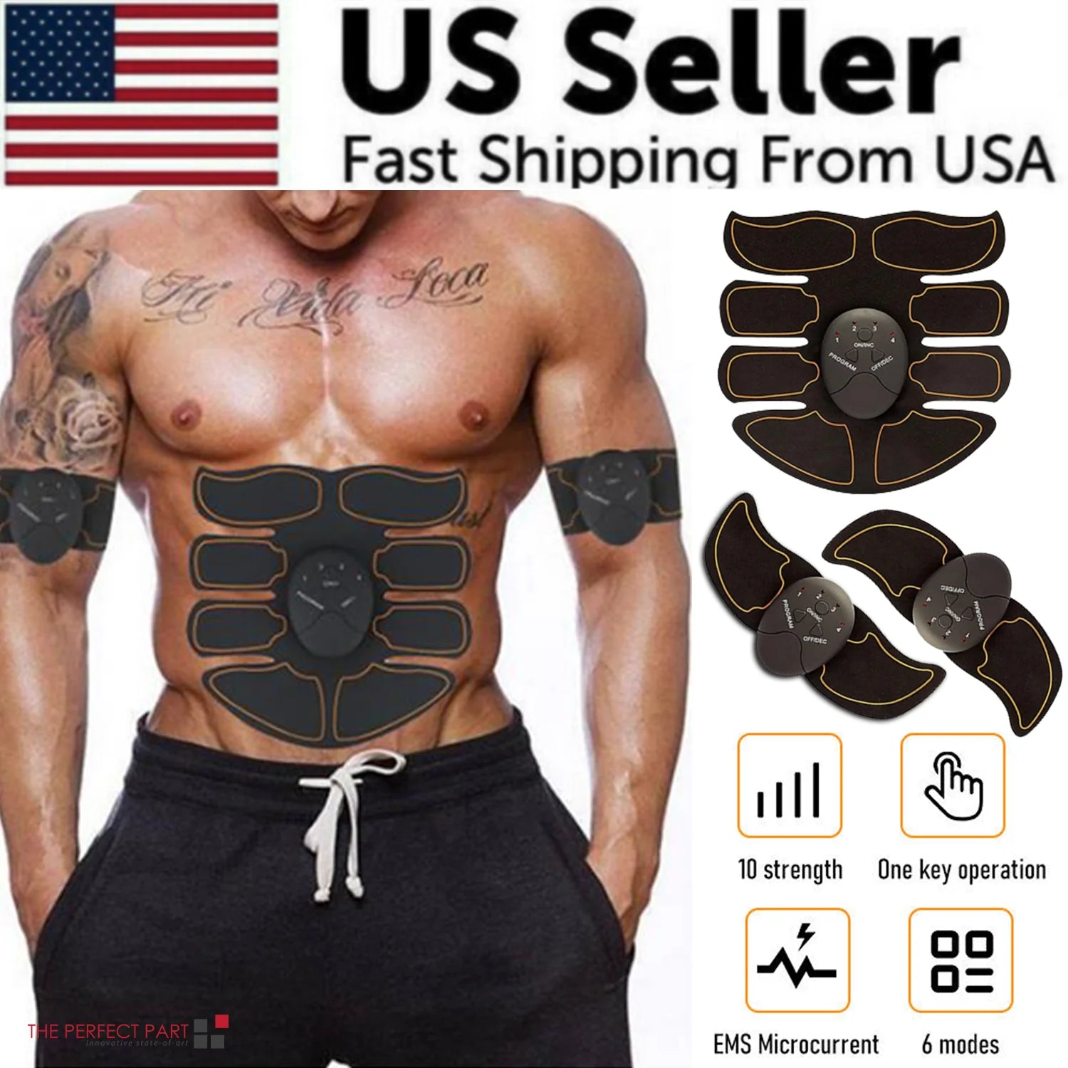 EMS Abdominal Muscle Toner and Fitness Training Belt - Alteris