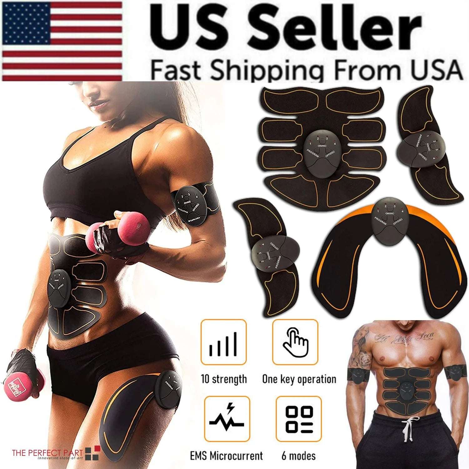 EMS Abdominal Muscle Toner and Fitness Training Belt - Alteris