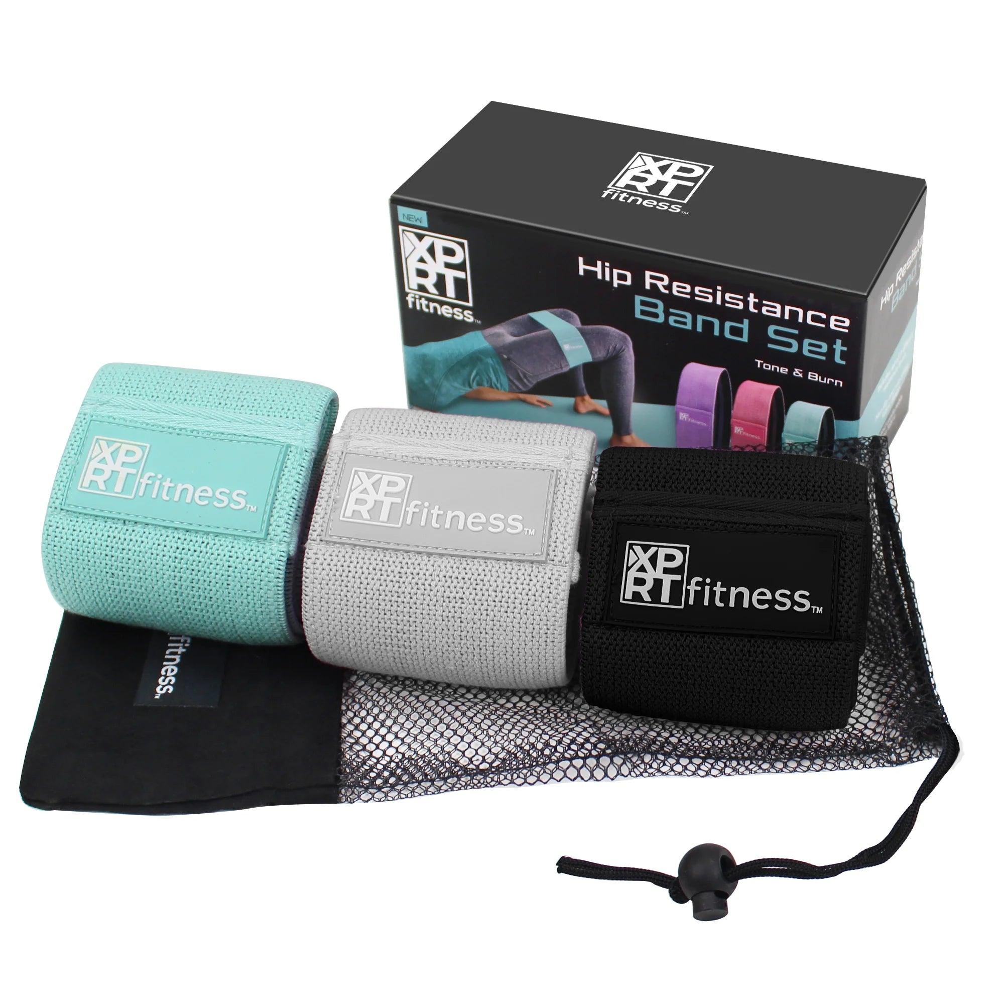 Set of 3 Non-Slip Resistance Bands for Glutes and Hip Training Alteris