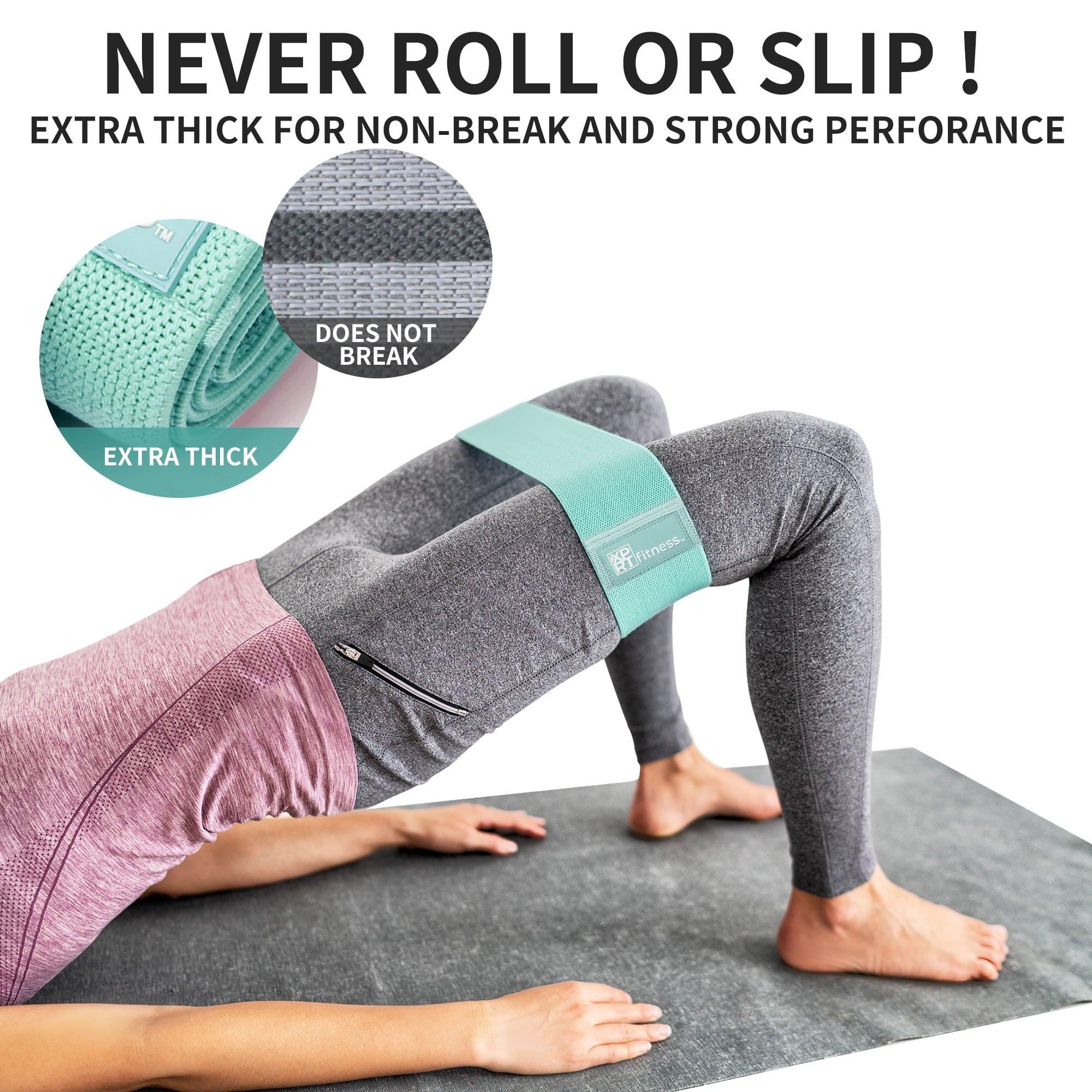 Set of 3 Non-Slip Resistance Bands for Glutes and Hip Training Alteris