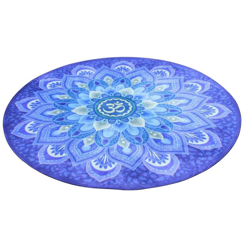 Round Non - Slip Yoga and Meditation Mat for Pilates and Fitness - Alteris