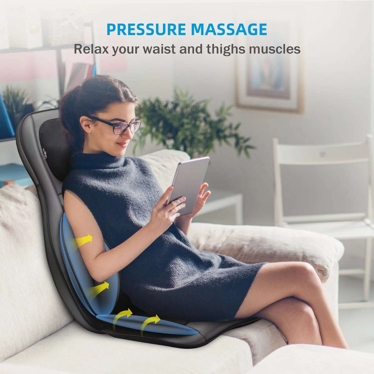 Shiatsu Neck and Back Massager with 3D Kneading and Heat Therapy - Alteris