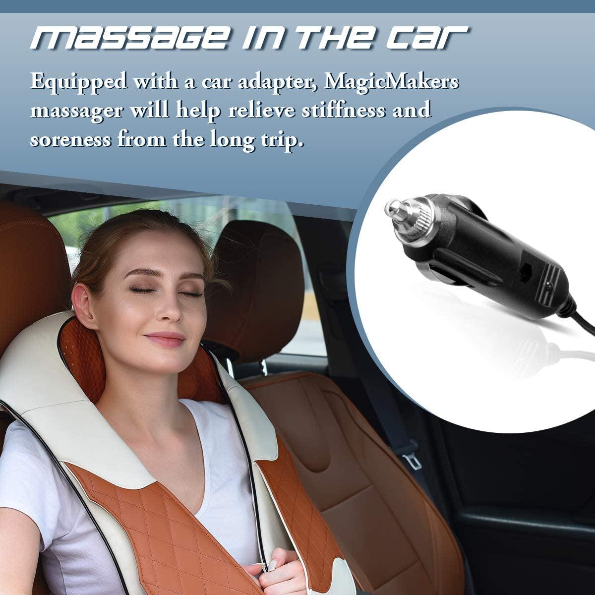 Shiatsu Neck and Back Massager with Heat for Pain Relief - Alteris