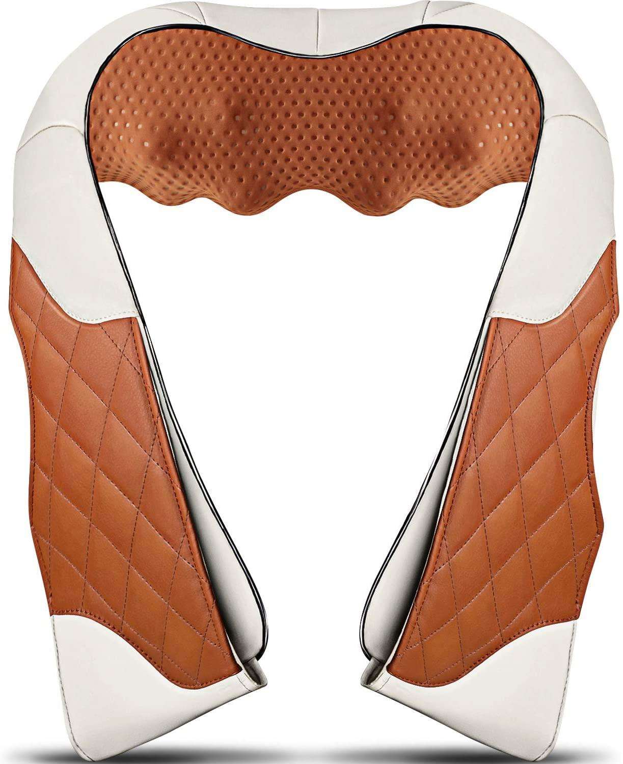 Shiatsu Neck and Back Massager with Heat for Pain Relief - Alteris