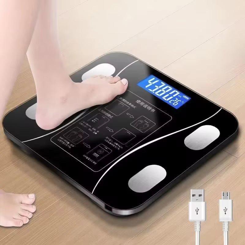 Smart Bluetooth Body Fat Scale with App Synchronization and Body Composition Analyzer Alteris