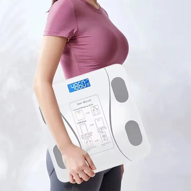 Smart Bluetooth Body Fat Scale with App Synchronization and Body Composition Analyzer Alteris