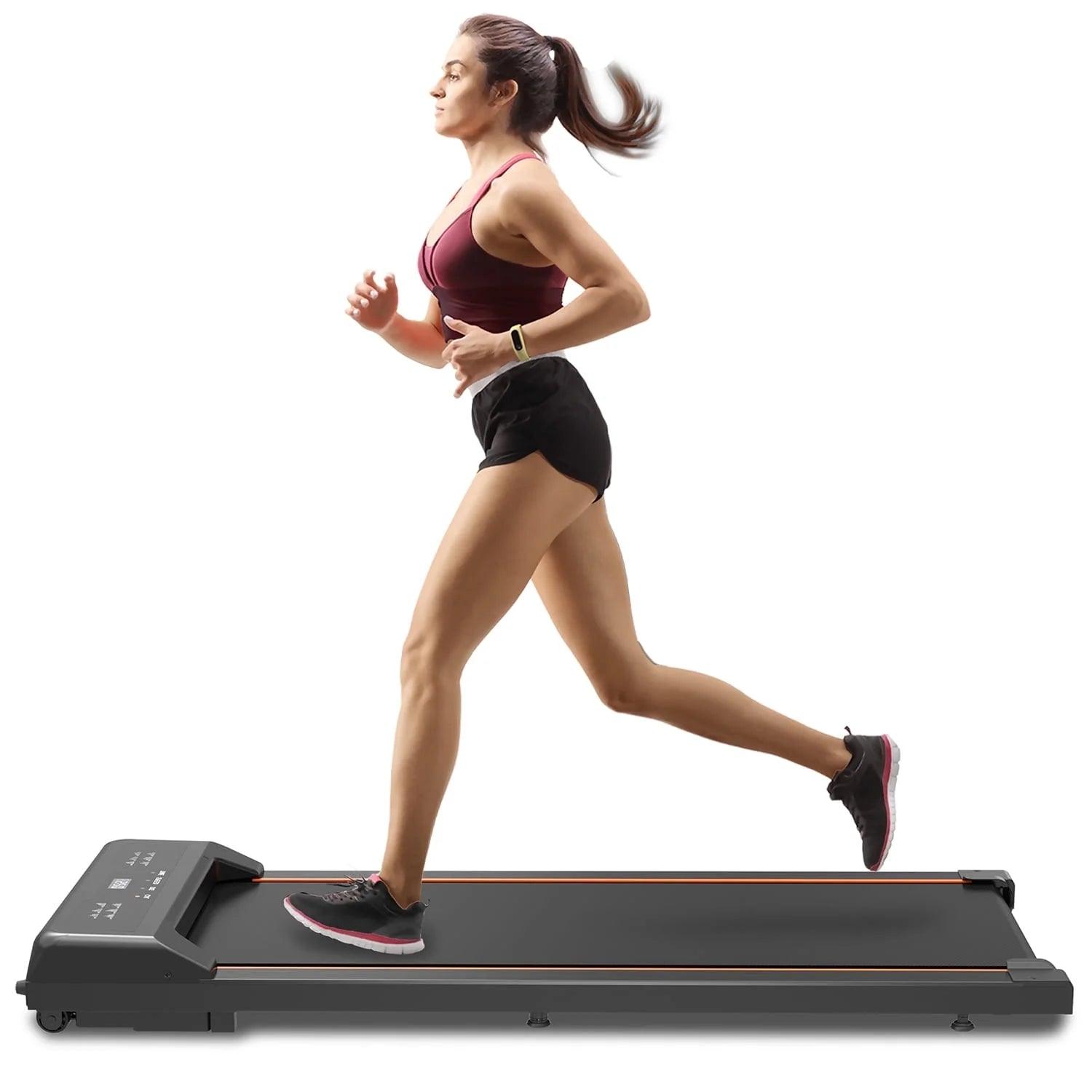 Under Desk Walking Pad Treadmill with LED Display and Remote Control Alteris