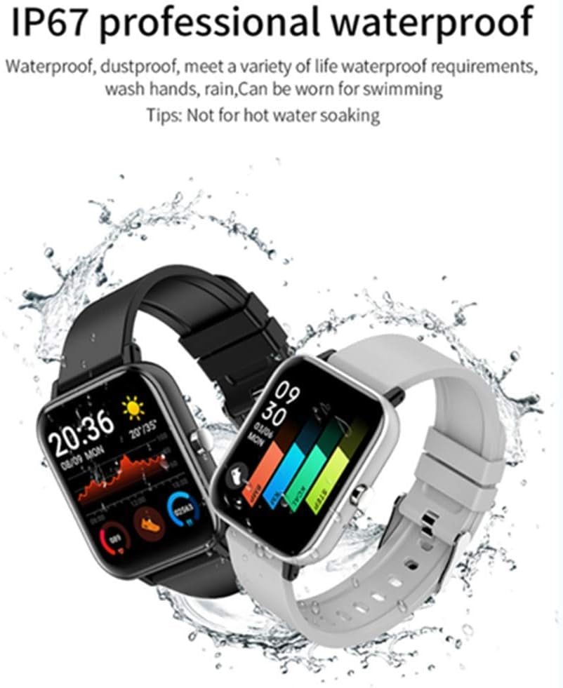 Waterproof Fitness Tracker Smartwatch with Heart Rate and Sleep Monitor - Alteris