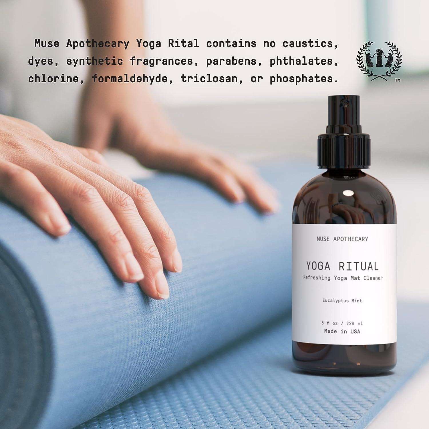 Yoga Ritual Aromatic Mat Cleaner with Essential Oils Eucalyptus Mint - Alteris