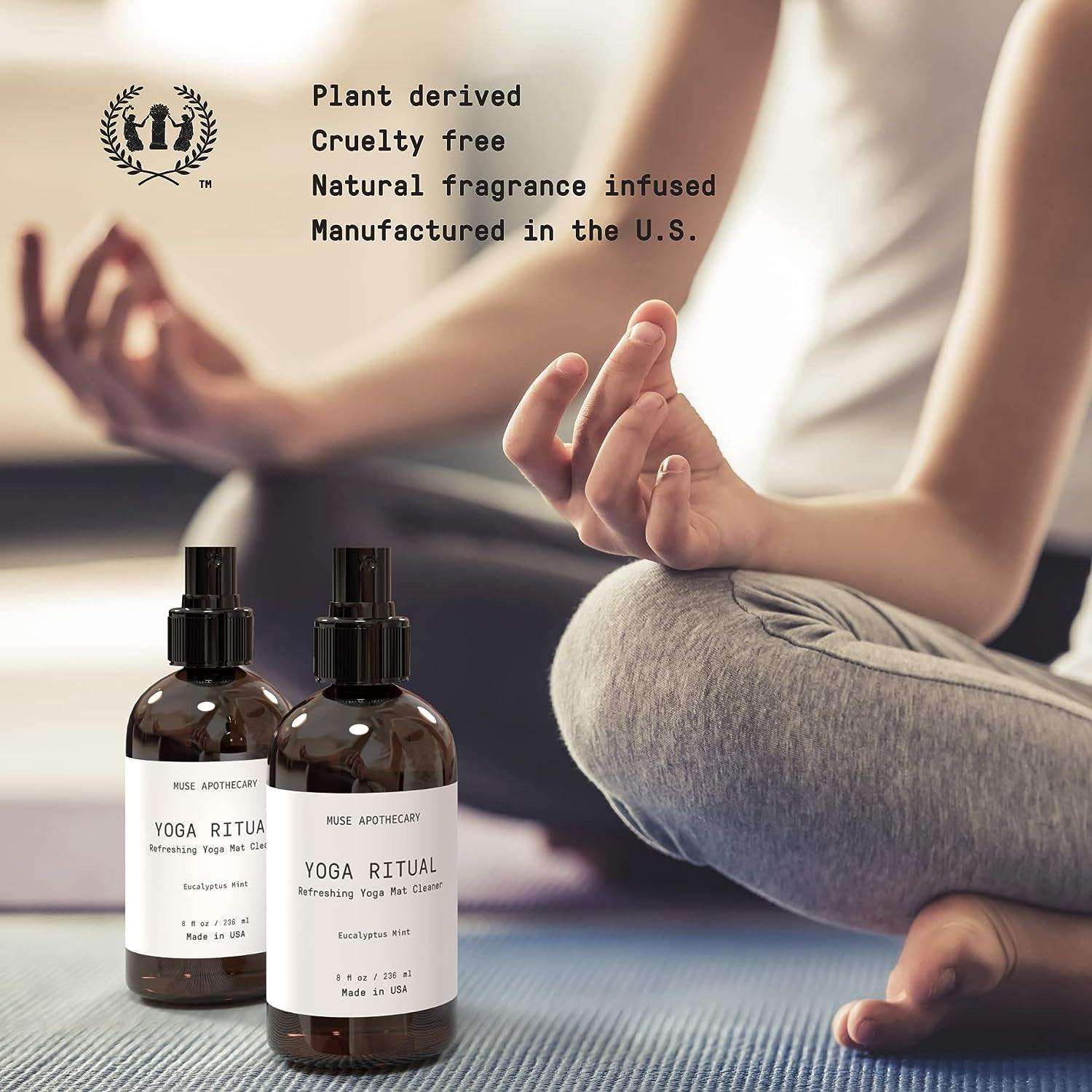 Yoga Ritual Aromatic Mat Cleaner with Essential Oils Eucalyptus Mint - Alteris