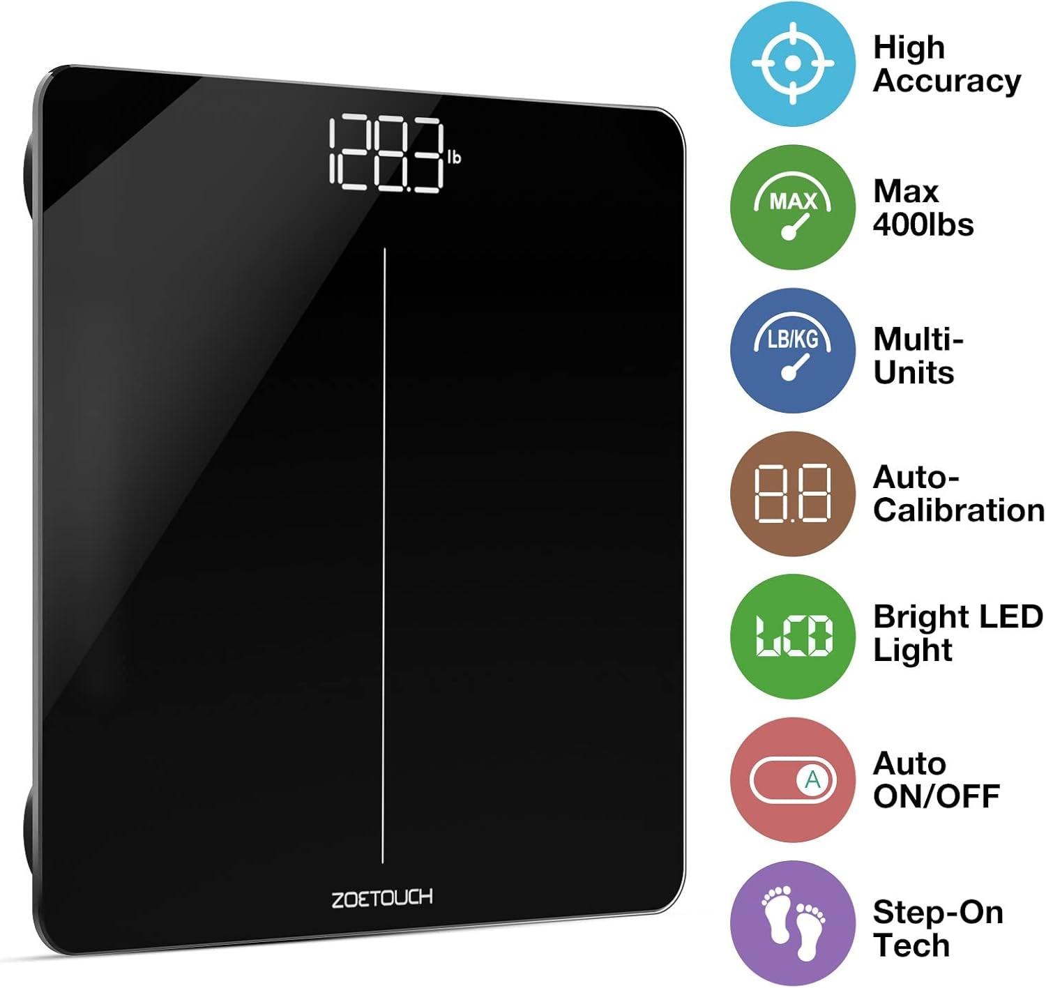 Bluetooth Smart Body Weight Scale with BMI Tracking Alteris