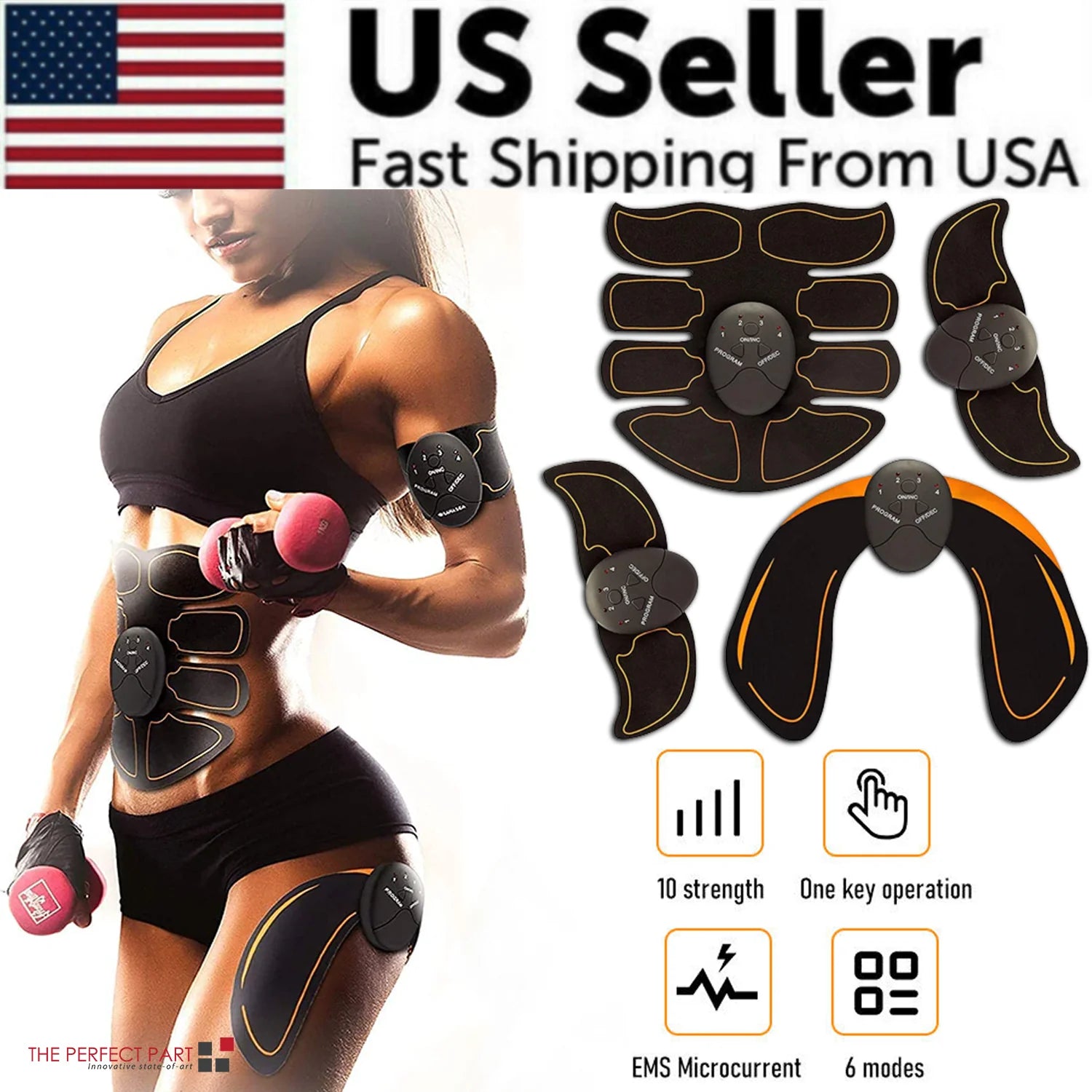 EMS Abdominal Muscle Toner and Fitness Training Belt Alteris