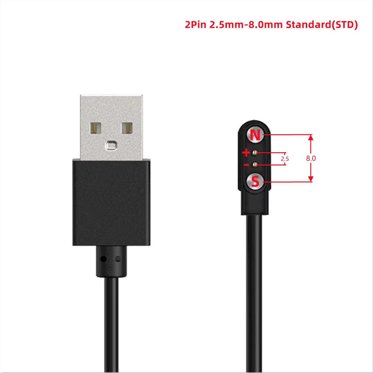 Magnetic USB Dock Charger for Smartwatch and Beauty Devices with Power Adapter Alteris