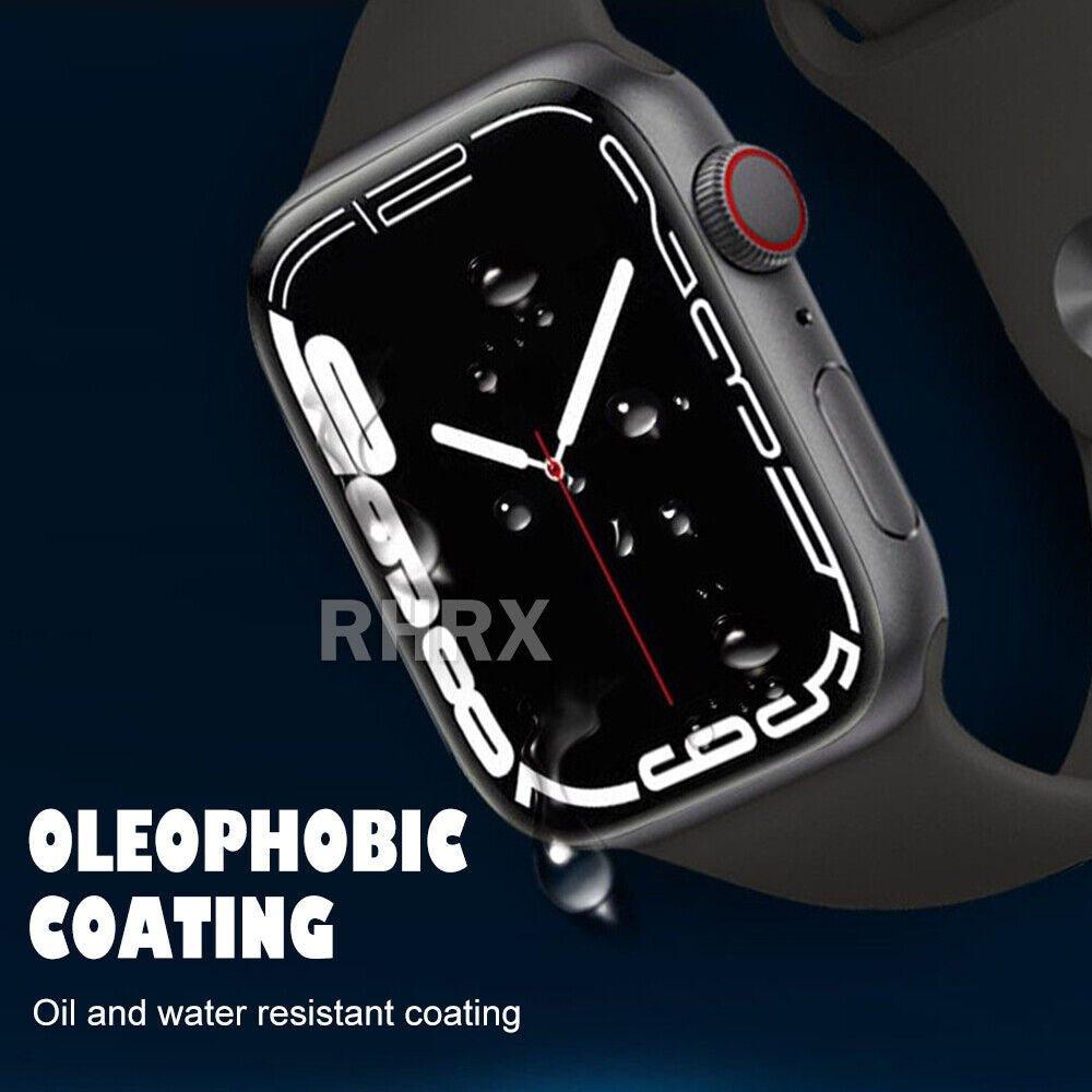 3-Pack Tempered Glass Screen Protector for Apple Watch Series 10/9/8/7 Alteris