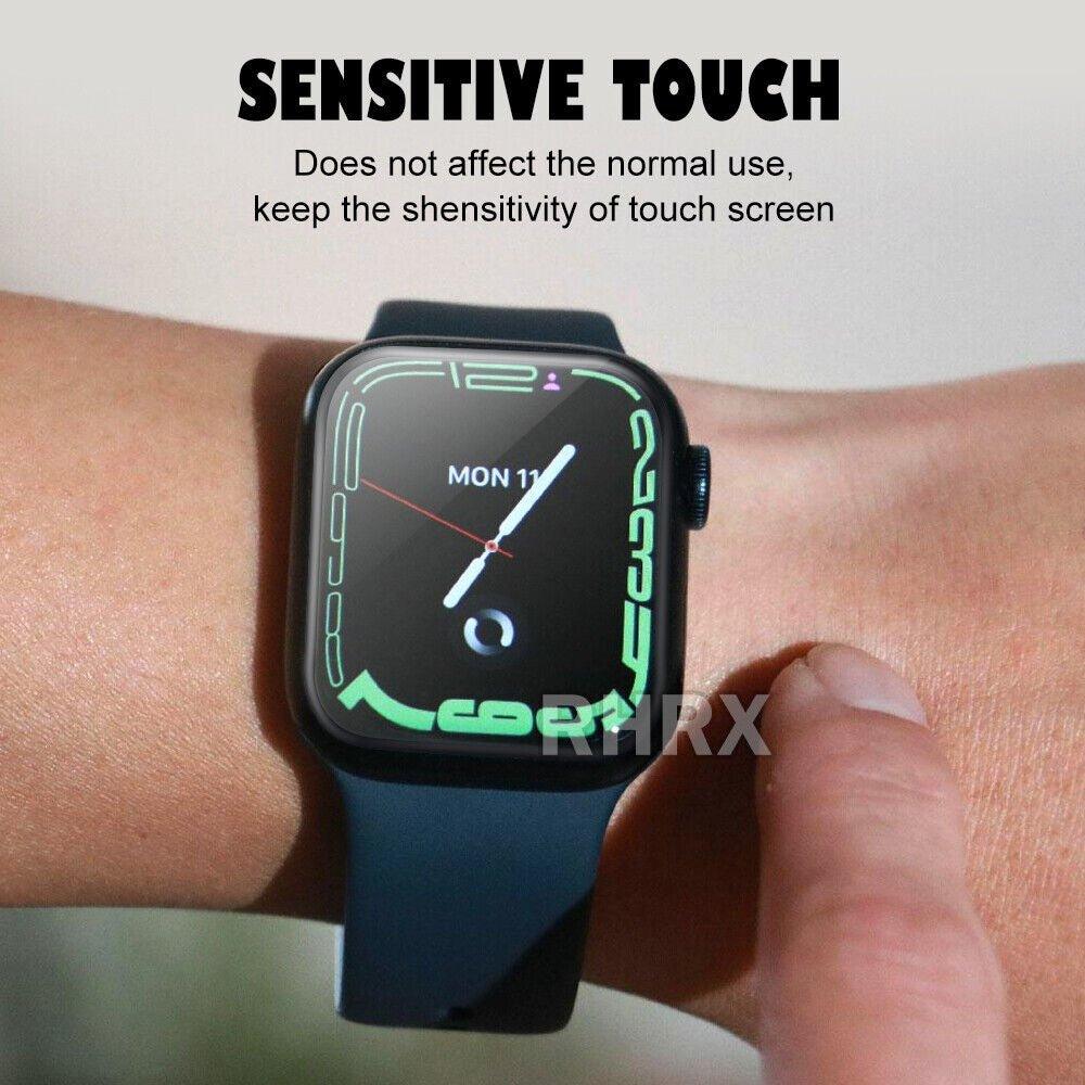 3-Pack Tempered Glass Screen Protector for Apple Watch Series 10/9/8/7 Alteris