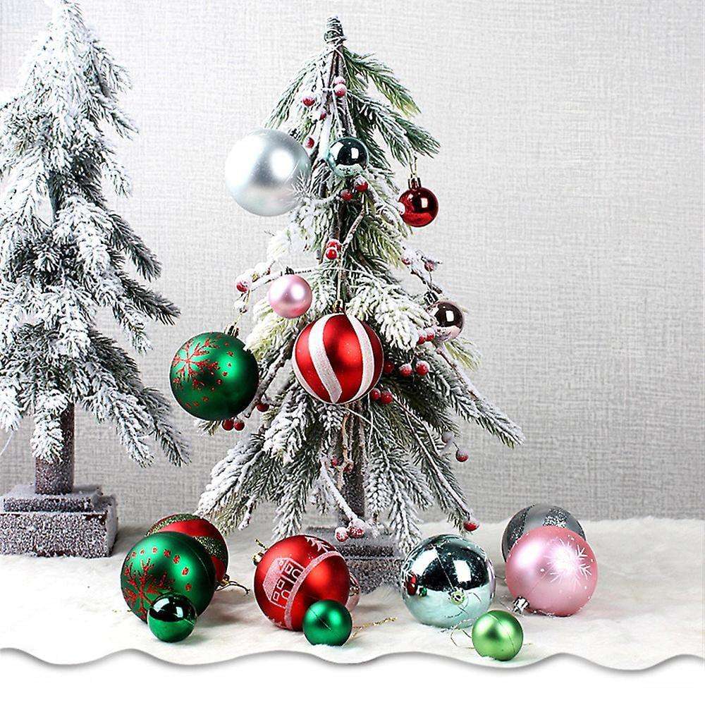 44-Piece Large Christmas Baubles for Tree Decoration and Holiday Ornaments Alteris