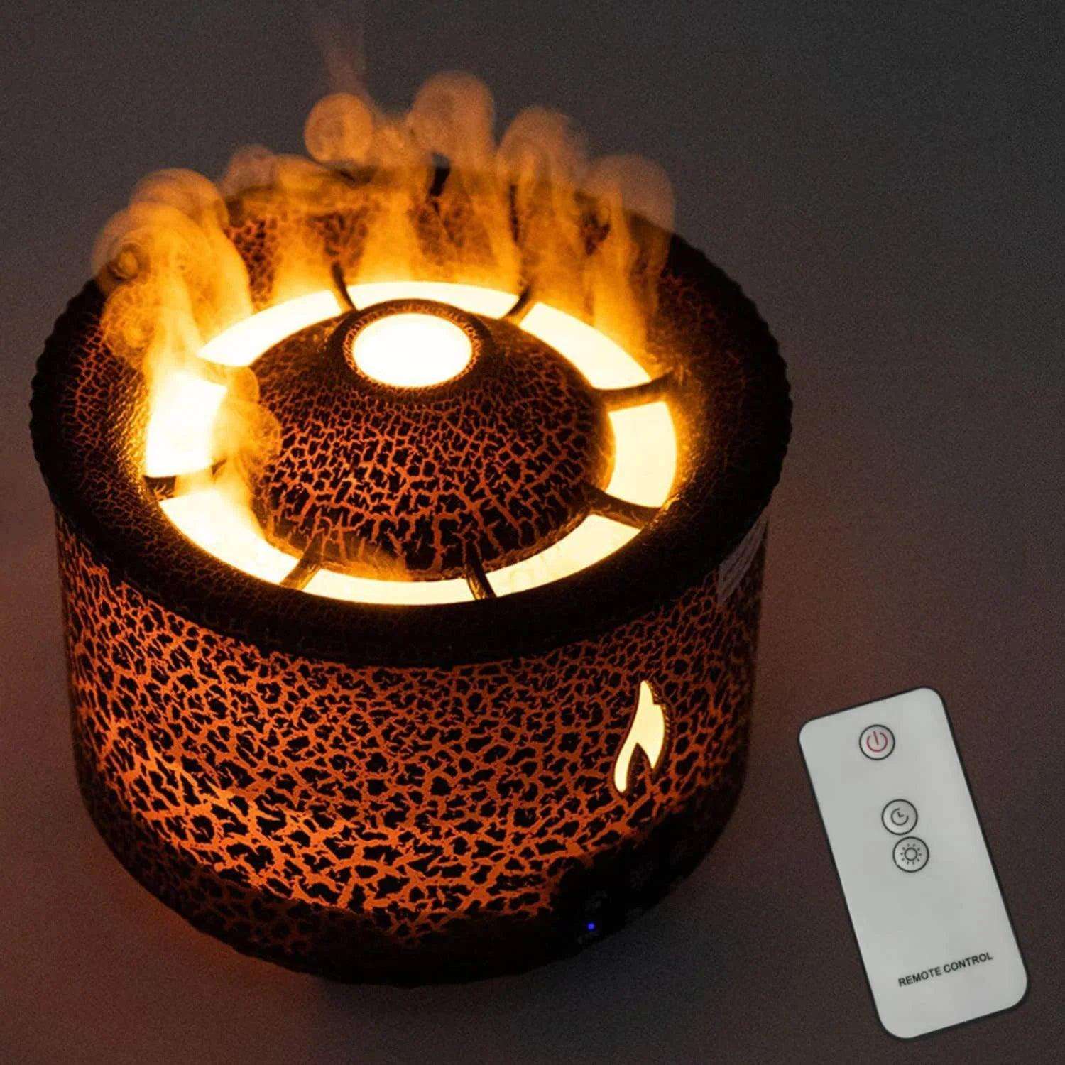 Creative Ultrasonic Volcano Aromatherapy Humidifier and Essential Oil Diffuser Alteris