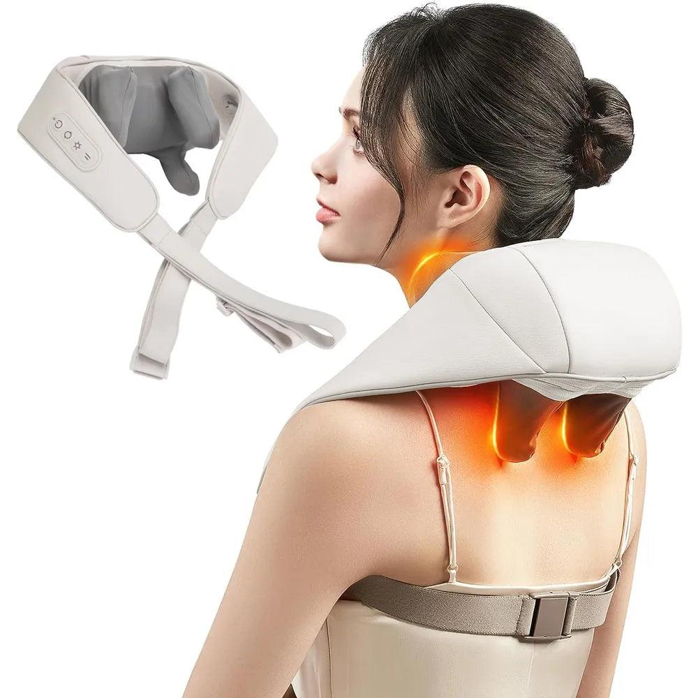 5D Shiatsu Neck and Shoulder Massager for Pain Relief and Chiropractic Care - Alteris