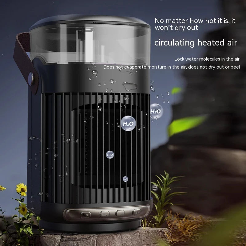 2-in-1 Portable Heater and Indoor Humidifier for Home and Office Use Alteris