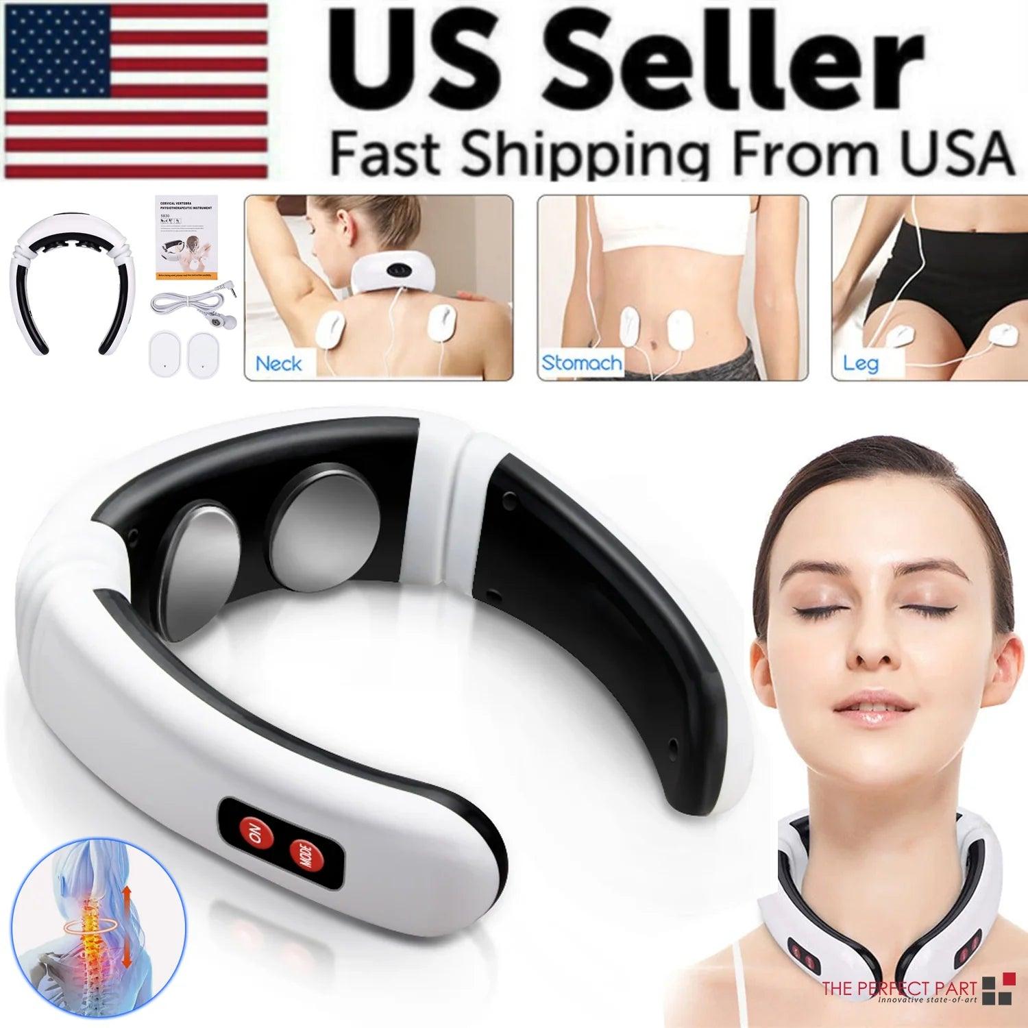 Electric Cervical Pulse Neck Massager with Magnetic Therapy for Muscle Relaxation Alteris