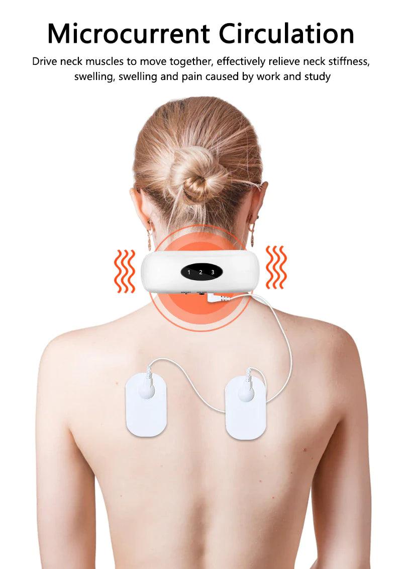 Electric Cervical Pulse Neck Massager with Magnetic Therapy for Muscle Relaxation Alteris