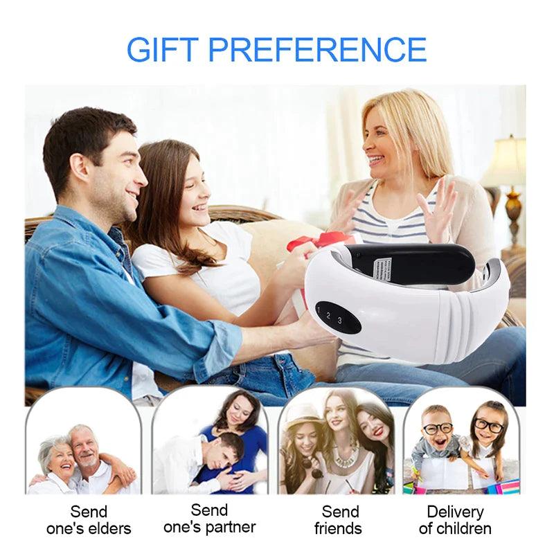 Electric Cervical Pulse Neck Massager with Magnetic Therapy for Muscle Relaxation Alteris